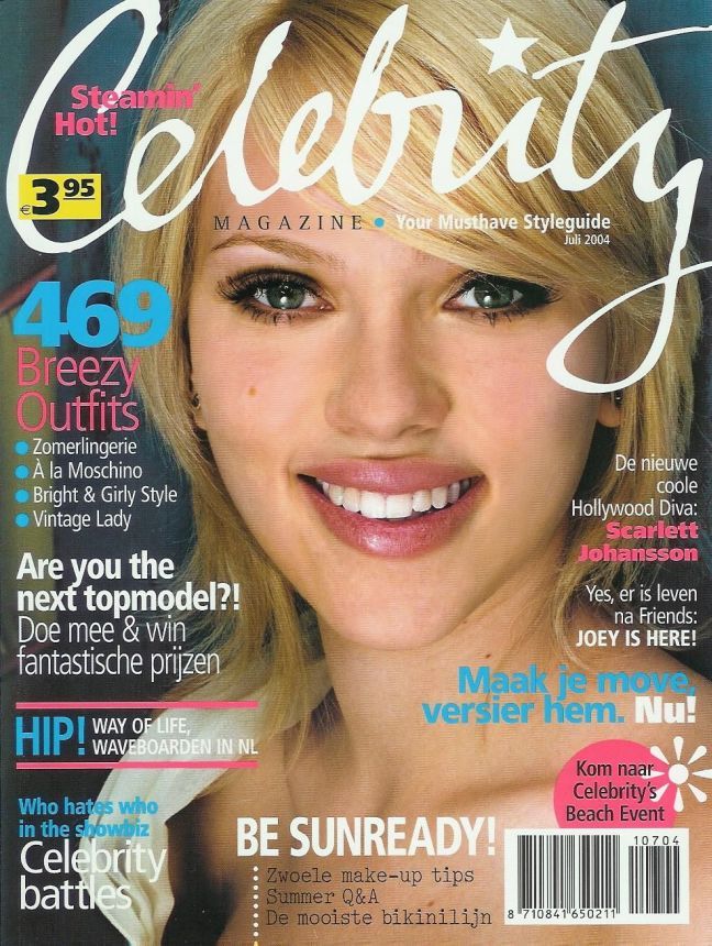 CELEBRITY ( NETHERLANDS) magazine side cover  July 2004
