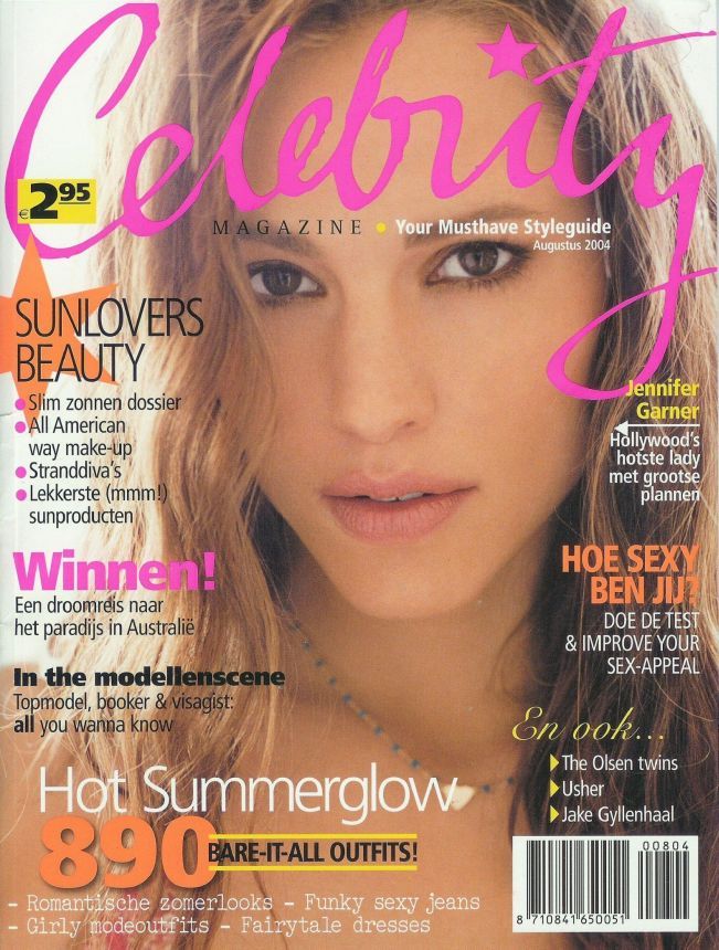 CELEBRITY ( NETHERLANDS) magazine side cover  August 2004