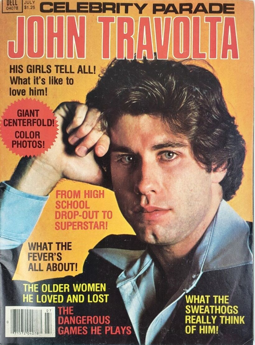 CELEBRITY PARADE magazine side cover  July 1978