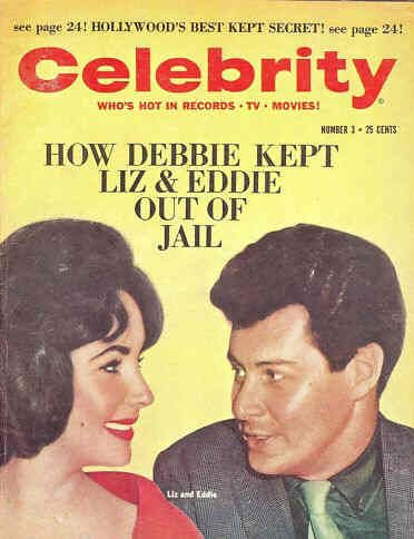 CELEBRITY (Fawcett) magazine side cover Issue 3  1960