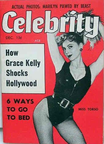 CELEBRITY (50s) magazine side cover  Vol 2 # 3 December 1954
