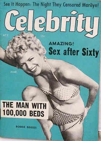 CELEBRITY (50s) magazine side cover  Vol 2 # 6 March 1955