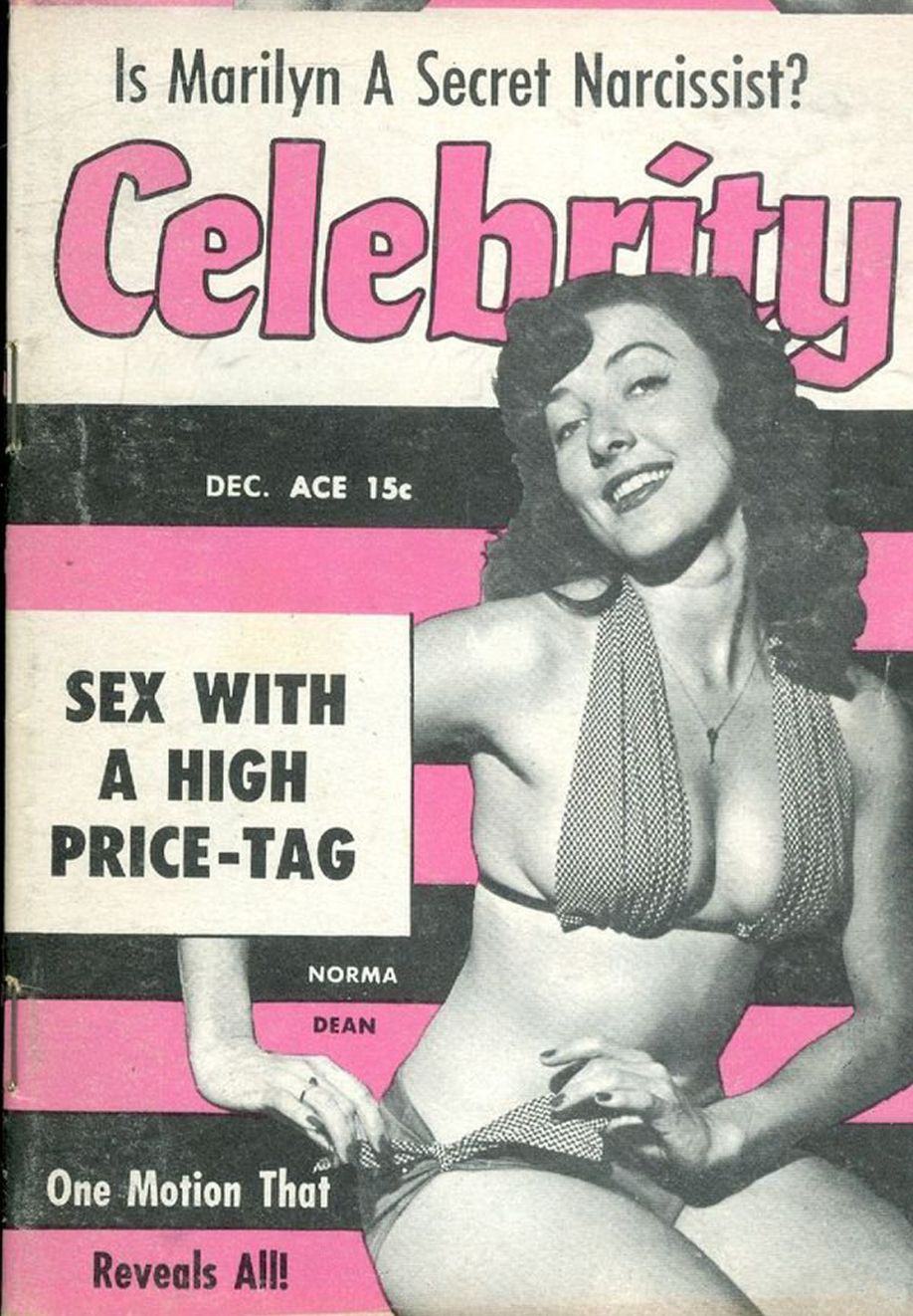 CELEBRITY (50s) magazine side cover  Vol 4 No  2  December 1955