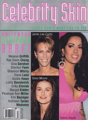 CELEBRITY SKIN magazine side cover Issue 52  July 1996