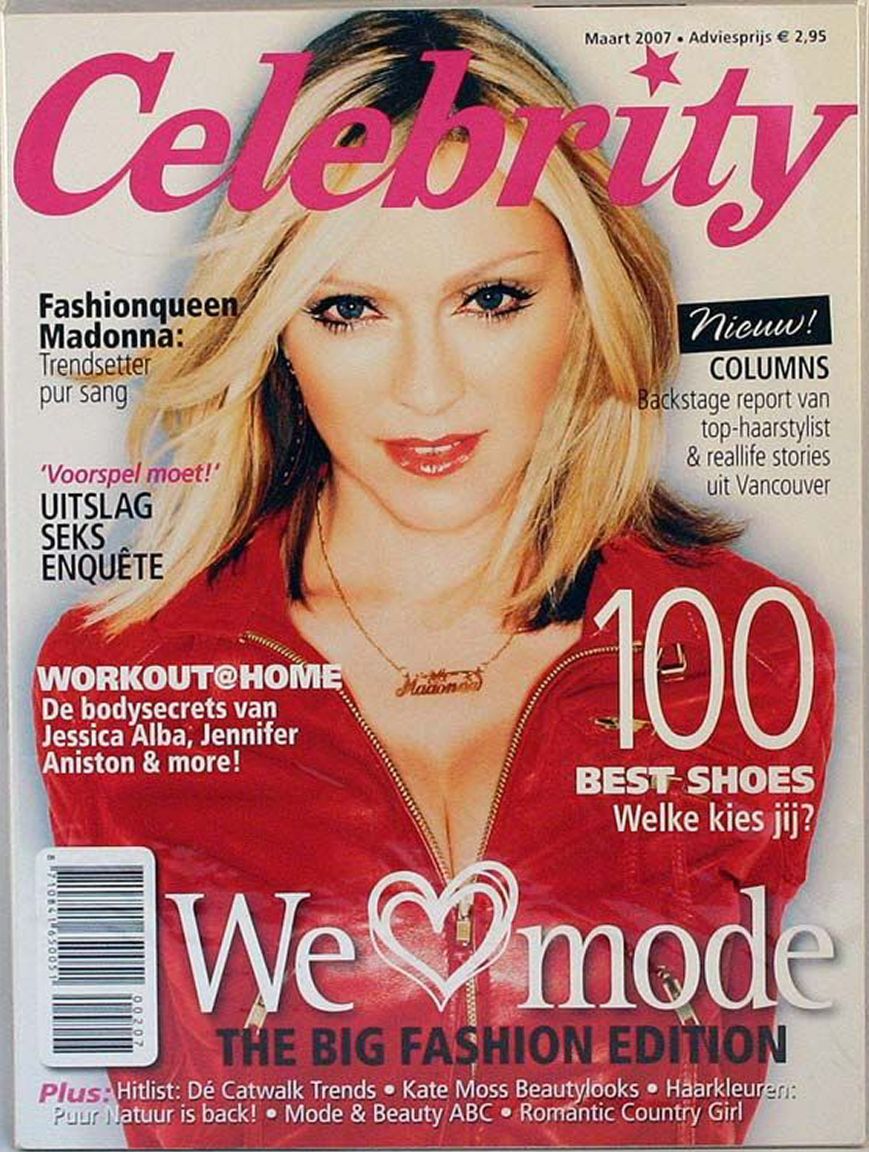 CELEBRITY ( NETHERLANDS) magazine side cover  March 2007