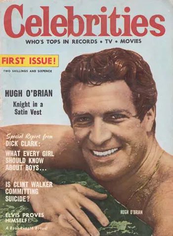 CELEBRITIES (AU) magazine side cover Issue 1  March 1959