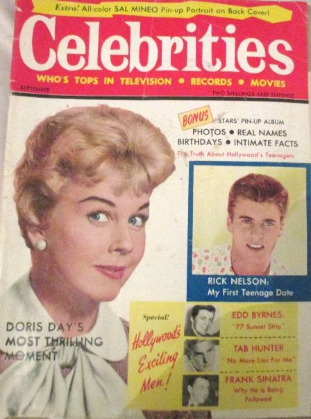 CELEBRITIES (AU) magazine side cover Issue 4 September 1959