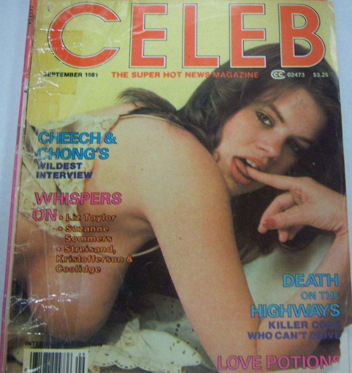 CELEB magazine side cover  Vol 2 # 9  September 1981