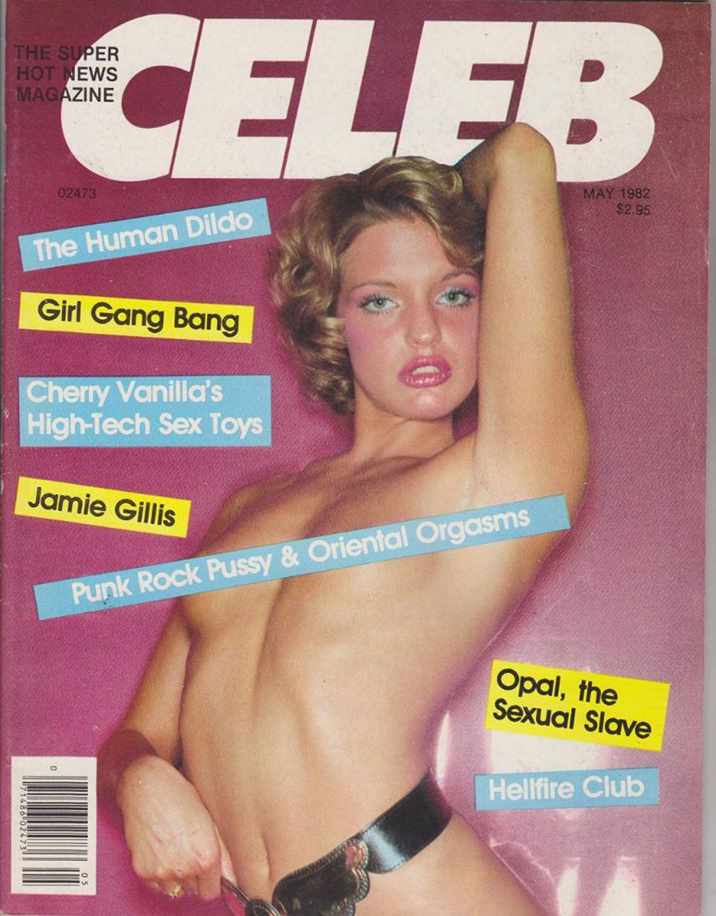 CELEB magazine side cover  Vol 3 No  4  May 1982