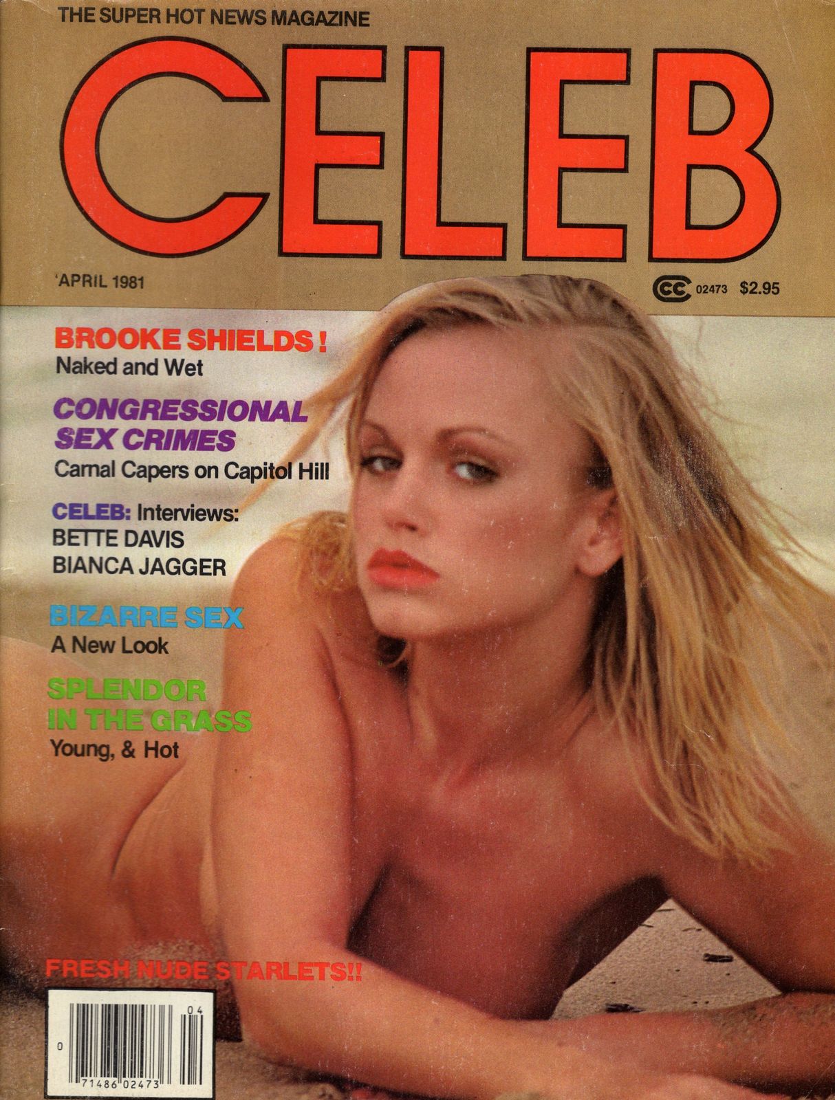 CELEB magazine side cover  Vol 2 # 4  April 1981