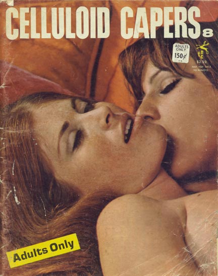CELLULOID CAPERS magazine side cover Issue 8 March 1970