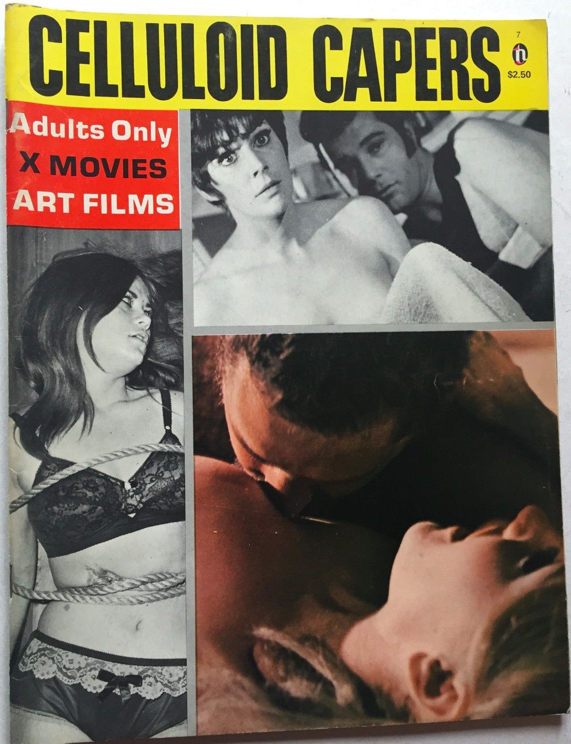 CELLULOID CAPERS magazine side cover Issue 7  1969