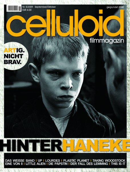 CELLULOID magazine side cover September/October 2009