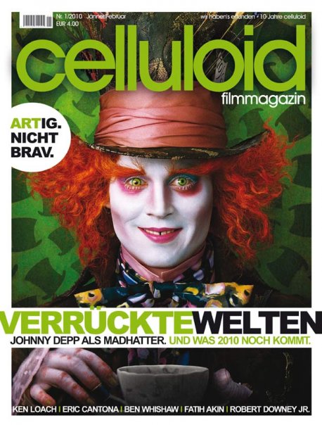 CELLULOID magazine side cover January/February 2010