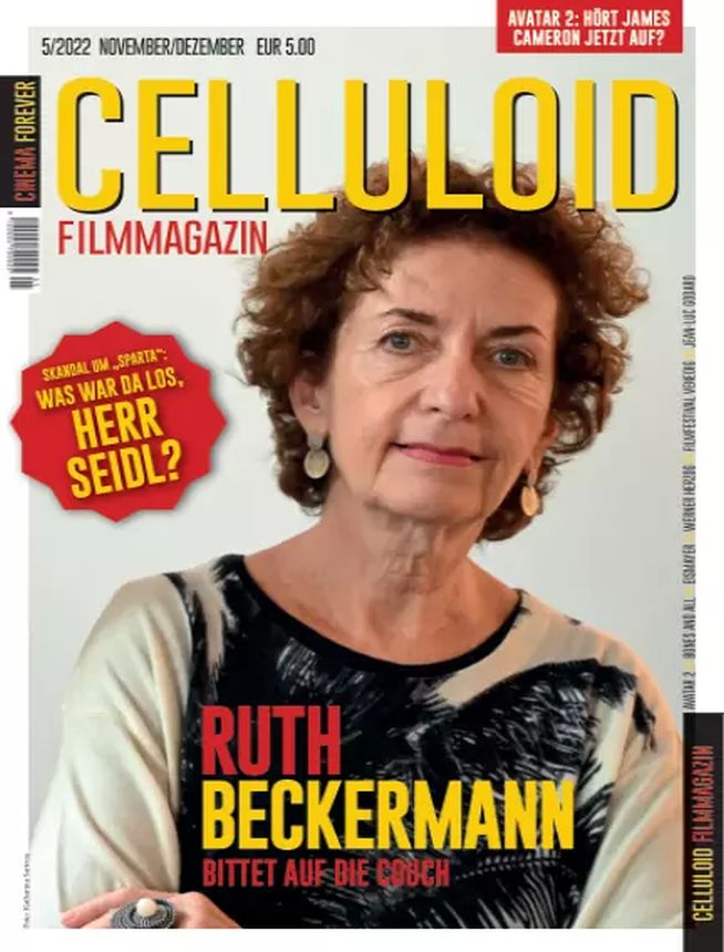CELLULOID magazine side cover Issue 5  November/December 2022