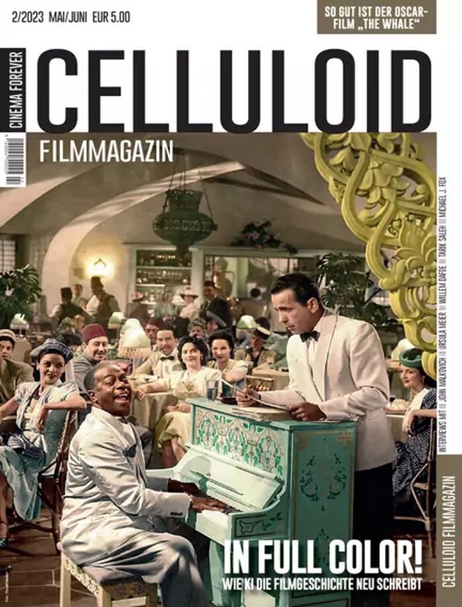 CELLULOID magazine side cover Issue 2  May/June 2023