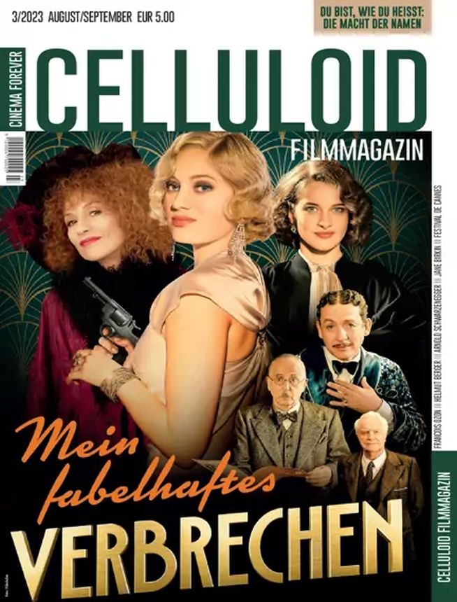 CELLULOID magazine side cover Issue 3  August/September 2023