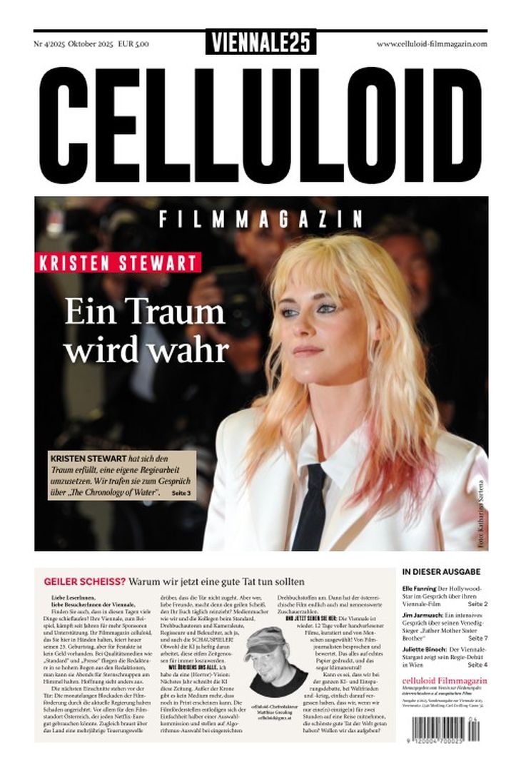 CELLULOID magazine cover 8 October 2025