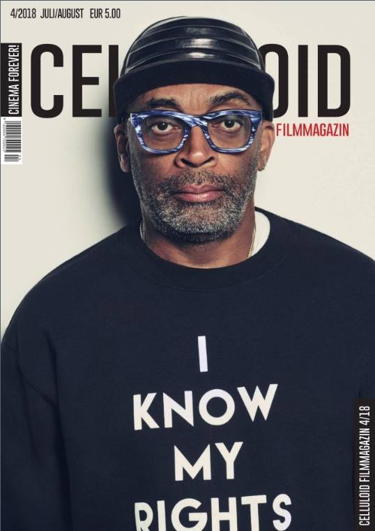CELLULOID magazine side cover Issue 4  July/September 2018