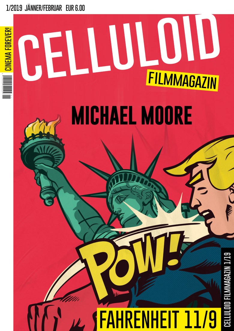 CELLULOID magazine side cover Issue 1  January/February 2019