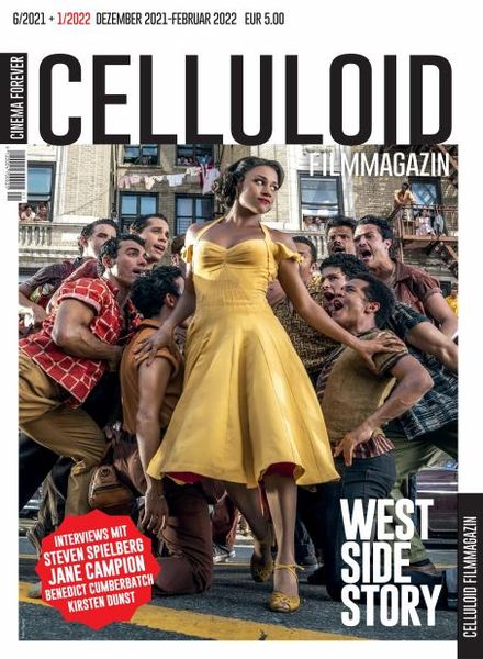CELLULOID magazine side cover Issue 6 December 2021 - January/February 2022 
