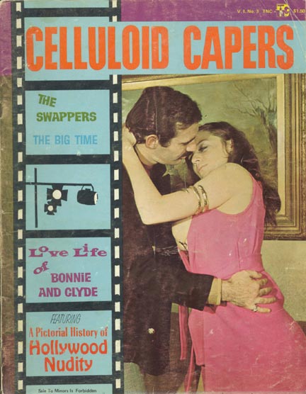 CELLULOID CAPERS magazine side cover Issue 3 December 1968