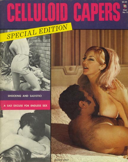 CELLULOID CAPERS magazine side cover Issue 5 May 1969