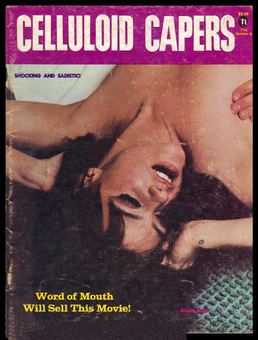 CELLULOID CAPERS magazine side cover Issue 6   1969
