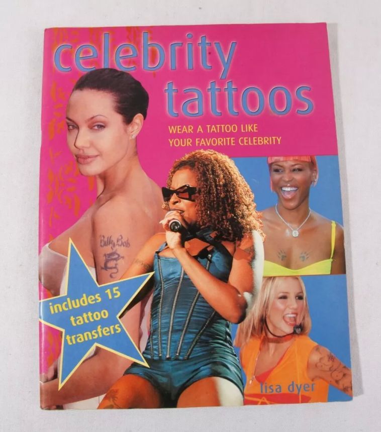 CELEBRITY TATTOOS magazine side cover   2002