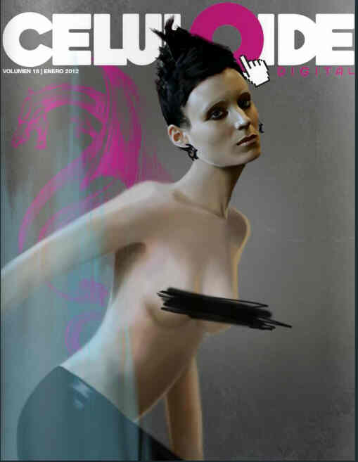 CELULOIDE DIGITAL magazine side cover January 2012