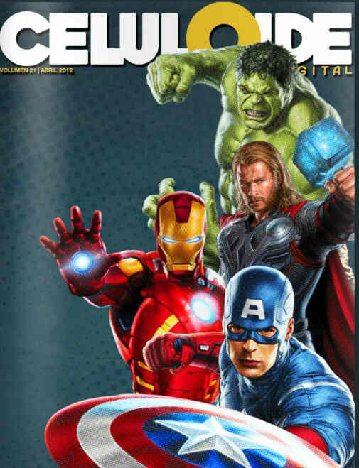CELULOIDE DIGITAL magazine side cover April 2012