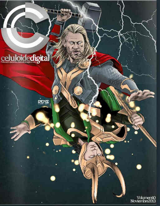 CELULOIDE DIGITAL magazine side cover November 2013
