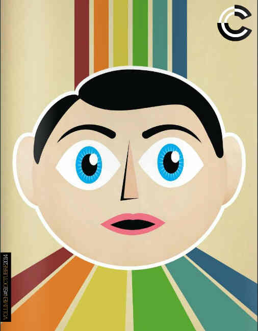CELULOIDE DIGITAL magazine side cover October 2014