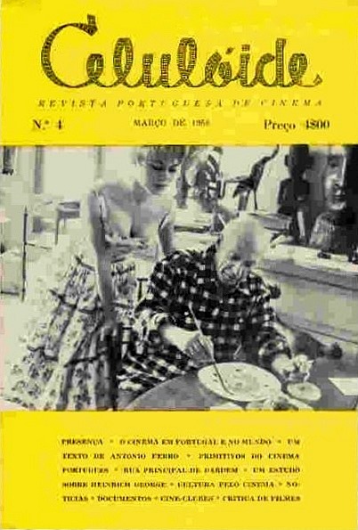 CELULOIDE magazine side cover Issue 4  March 1958