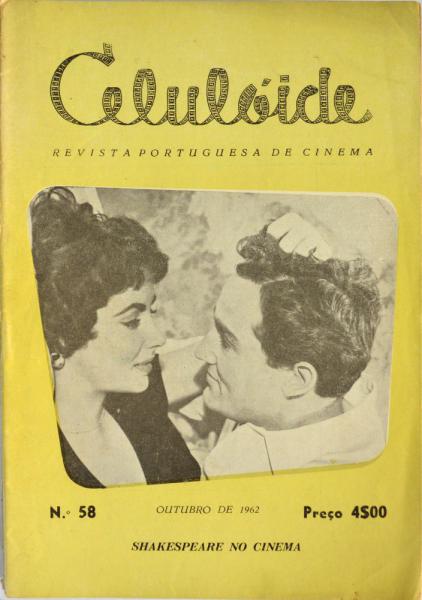 CELULOIDE magazine side cover Issue 58  October 1962