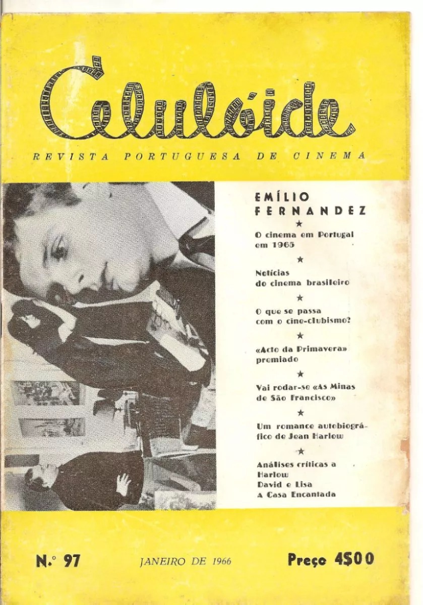 CELULOIDE magazine side cover Issue 97  January 1966