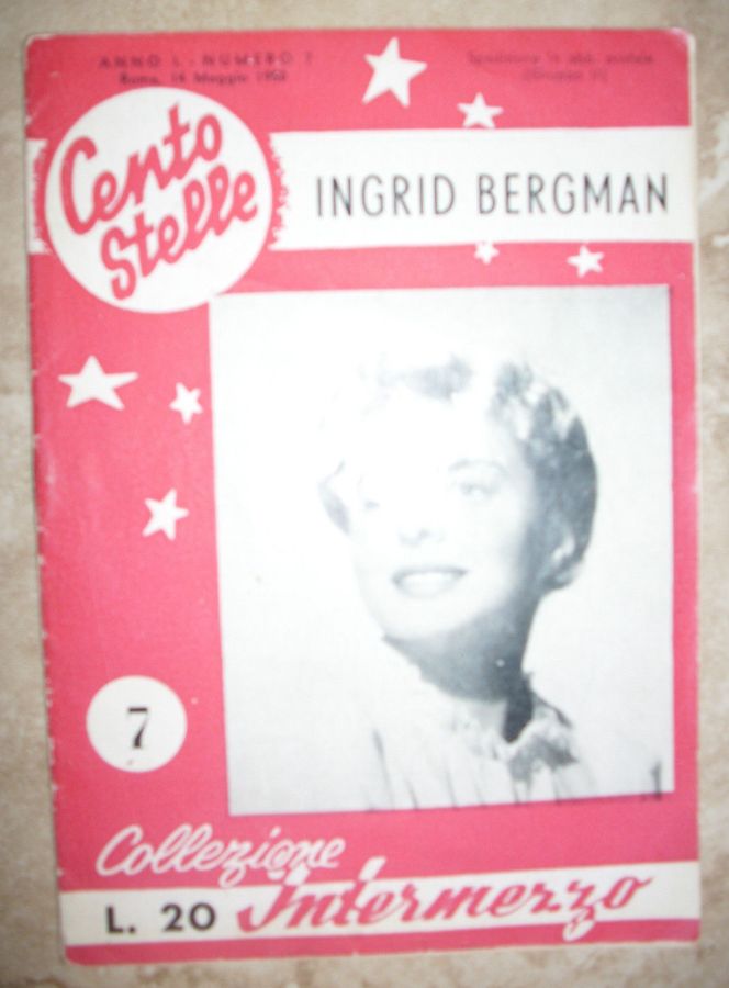 CENTO STELLE magazine side cover Issue 7 13 May 1950