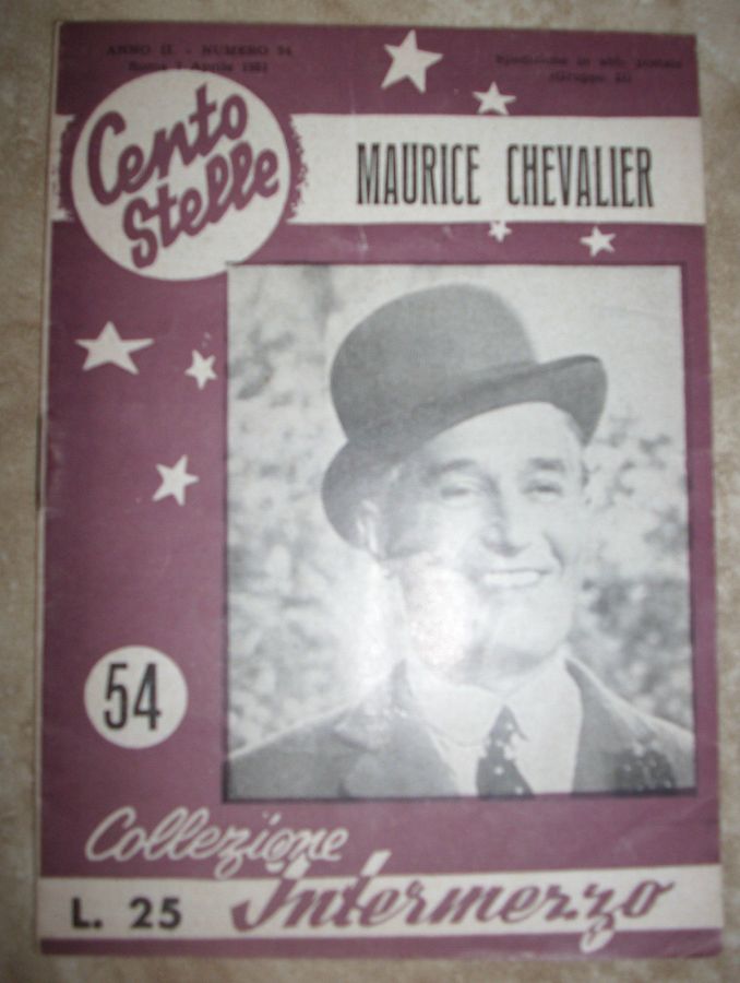 CENTO STELLE magazine side cover Issue 54 7 April 1951