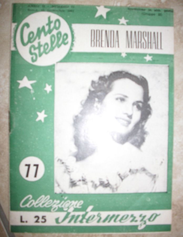 CENTO STELLE magazine side cover Issue 77 15 September 1951