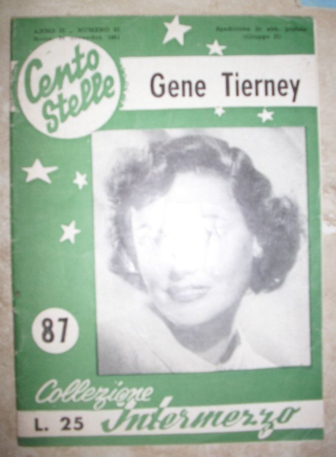 CENTO STELLE magazine side cover Issue 87 24 November 1951