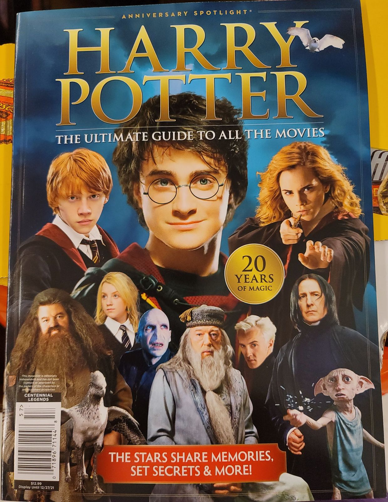 CENTENNIAL ENTERTAINMENT ANNIVERSARY SPOTLIGHT magazine side cover  October 2021