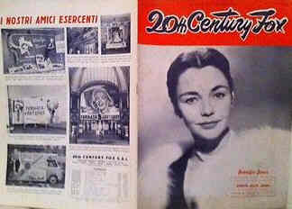 20th CENTURY FOX magazine side cover 30 November 1956