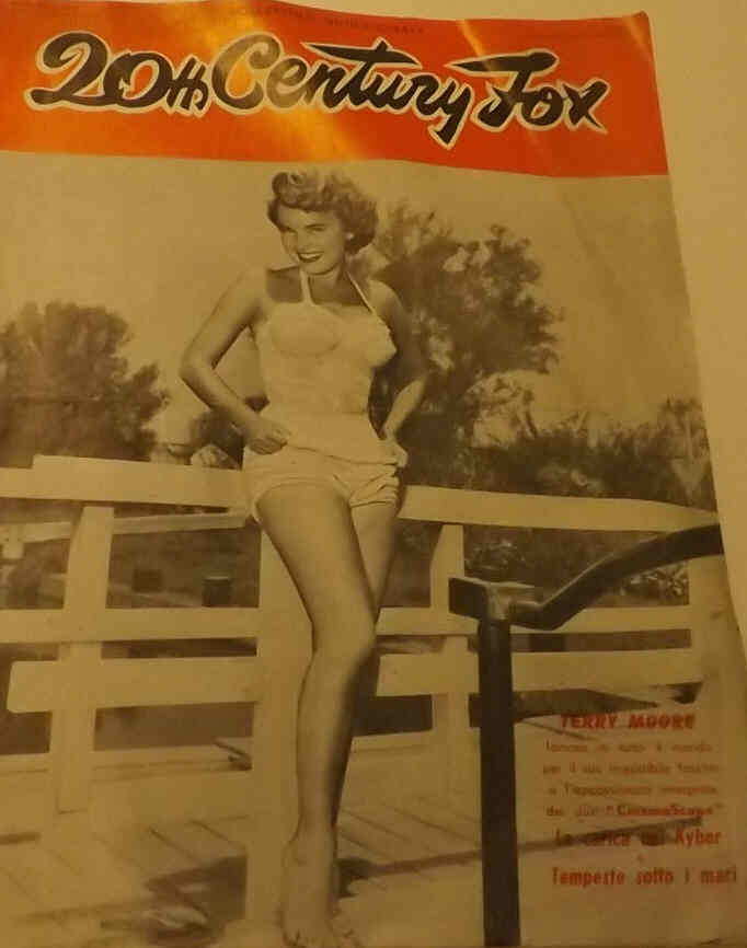 20th CENTURY FOX magazine side cover Issue 1/2  1956