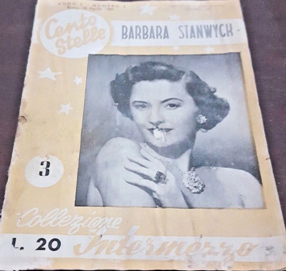 CENTO STELLE magazine side cover Issue 3 15 April 1950