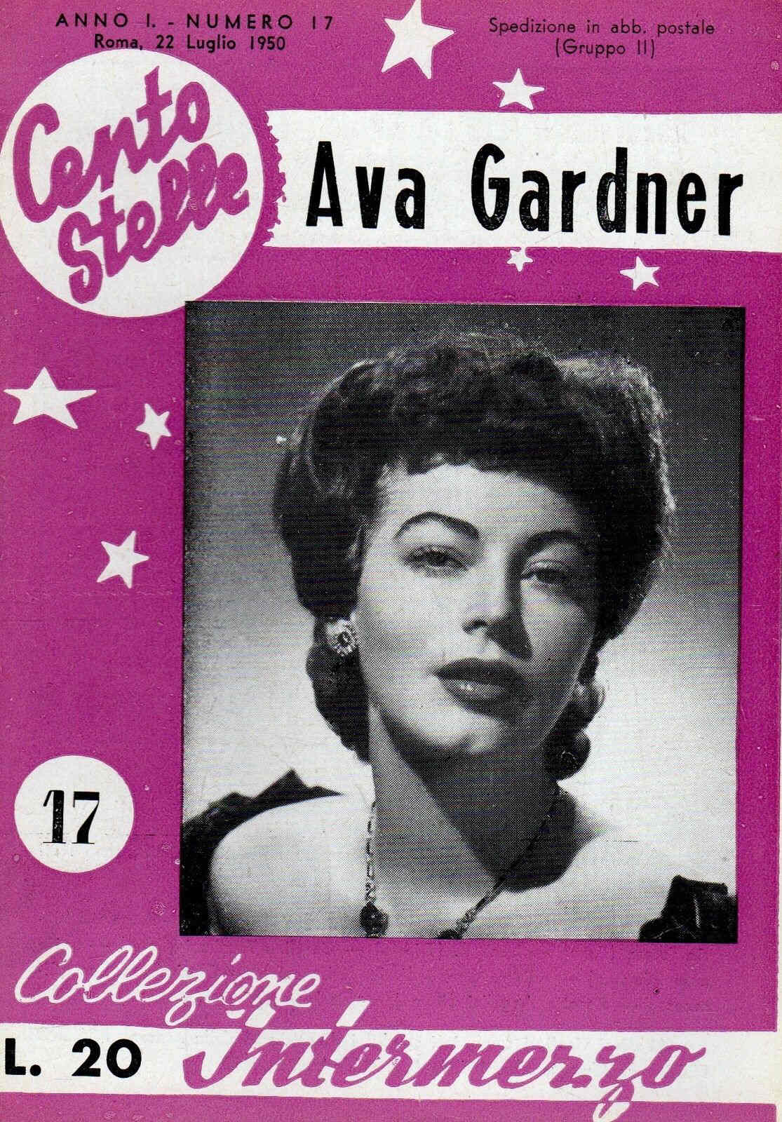CENTO STELLE magazine side cover Issue 17 22 July 1950