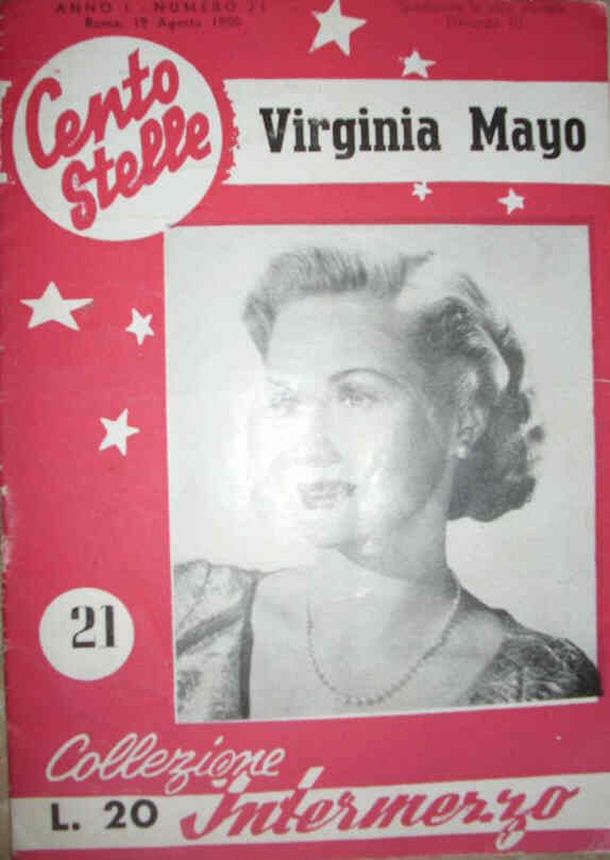 CENTO STELLE magazine side cover Issue 21 19 August 1950