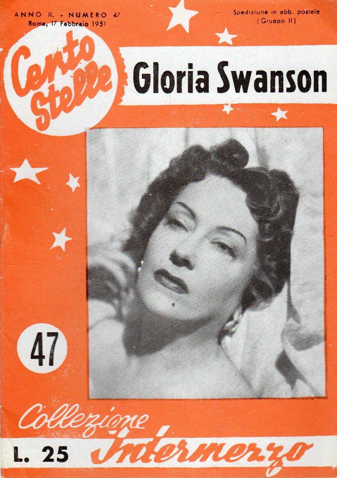 CENTO STELLE magazine side cover Issue 47 17 February 1951