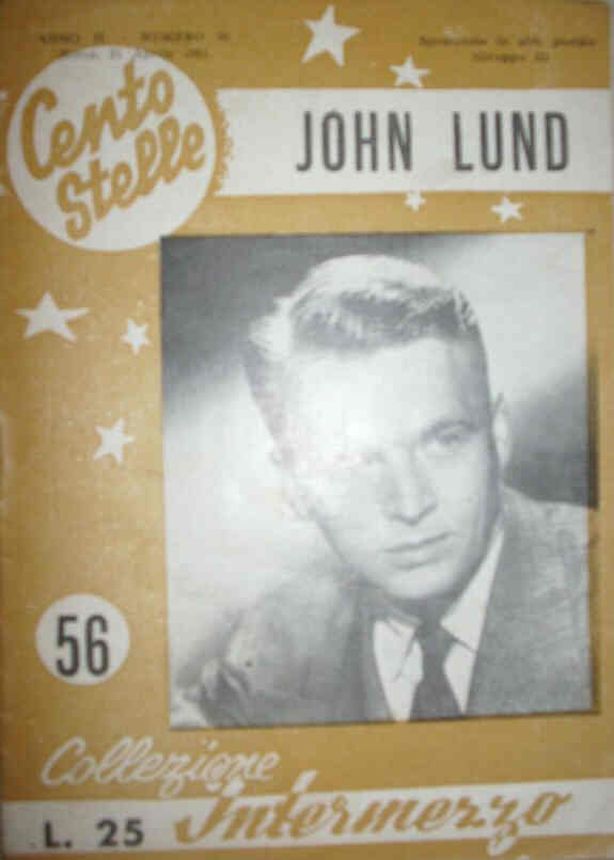 CENTO STELLE magazine side cover Issue 56 24 April 1951