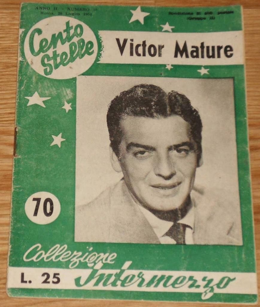 CENTO STELLE magazine side cover Issue 70 28 July 1951