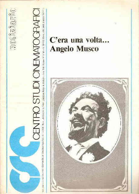 CSC/CENTRO STUDI CINEMATOGRAFICI (Rome) magazine side cover Issue 4  1985